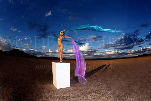 Box and Silks Artistic Nude Photo by Photographer AmyxPhotography