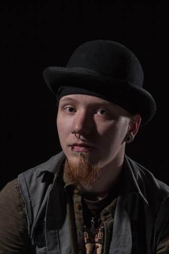 Boy with a silver nosering Emotional Photo by Photographer Andrew Brenton