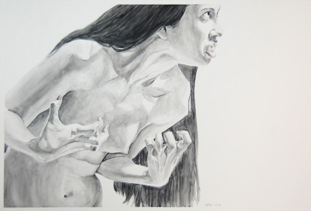 Brash: Pissed Artistic Nude Artwork by Artist OutlawArtisans