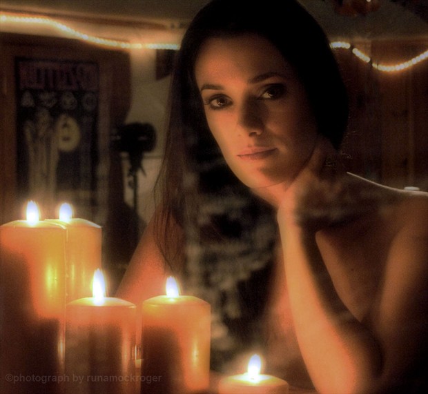 Bree by candlelight Sensual Photo by Photographer runamockroger