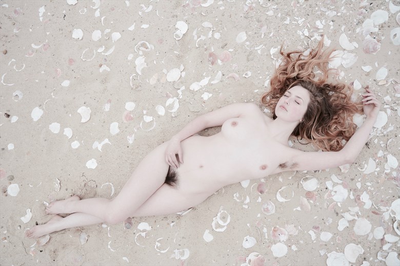 Bri Among the Broken Shells Artistic Nude Photo by Photographer MSL Photography