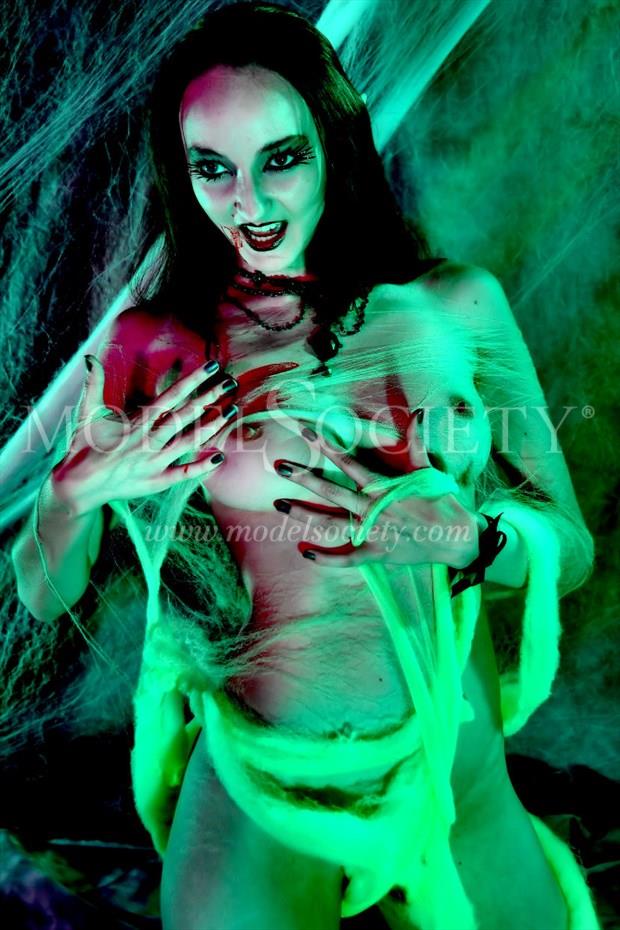 Britt as Dark Elf Artistic Nude Artwork by Photographer Sydeline   Mark