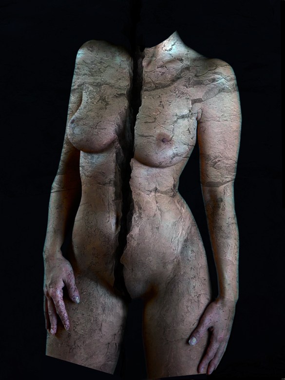 Broken Body Abstract Artwork by Artist Robert Barker
