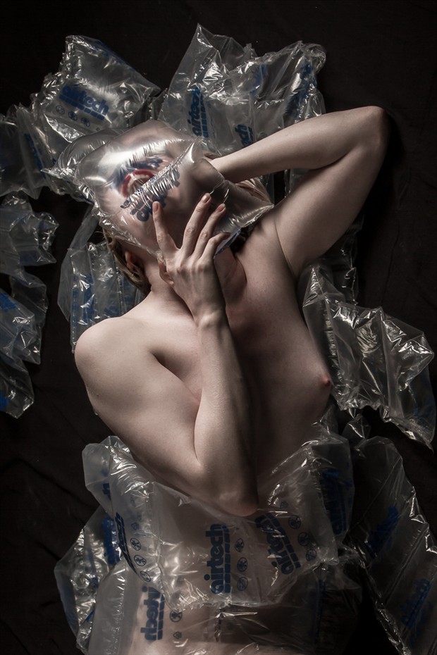 Bubble Wrapped Artistic Nude Photo by Photographer GreenEye