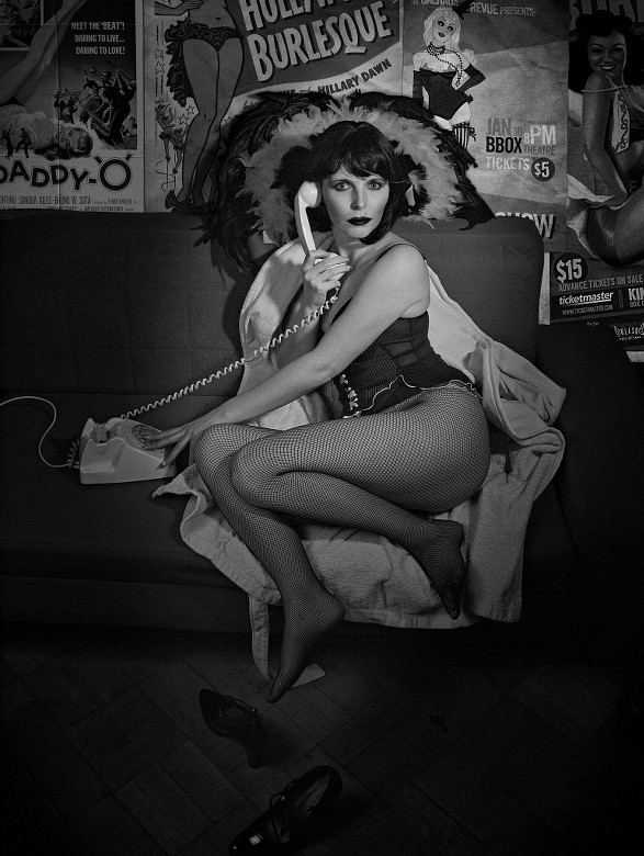 Burlesque Girl Lingerie Photo by Photographer MarkScheider