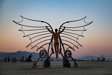 Burning Man 2018 Artistic Nude Photo by Artist April Alston McKay