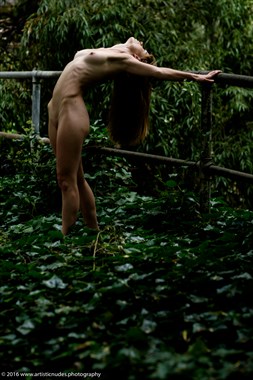  Free in the woods Artistic Nude Photo by Model Taliah Campbell