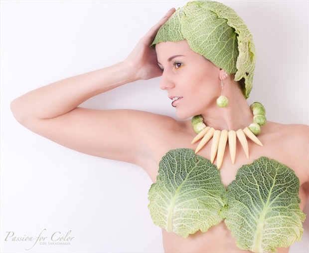 Cabbage Surreal Photo by Model Moijra