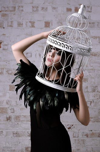 Caged bird Fashion Photo by Photographer Exposure Studios London