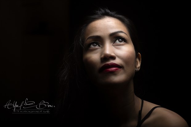Candid Expressive Portrait Photo by Model CherryB