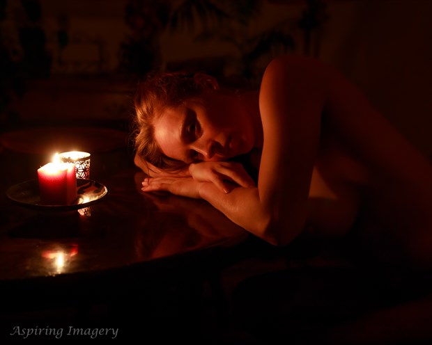 Candlelit Reverie Chiaroscuro Photo by Photographer Aspiring Imagery