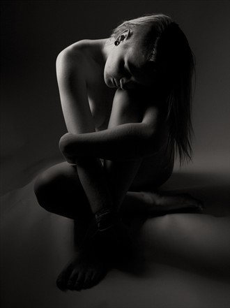 Carly deep in thought Artistic Nude Photo by Photographer Keith Jacques