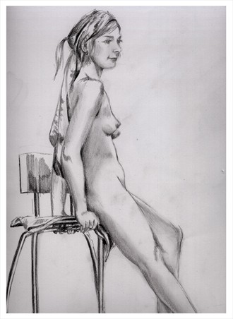 Carmen Artistic Nude Artwork by Artist WayneA