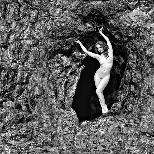 Cave Woman Artistic Nude Photo by Photographer RobMillin