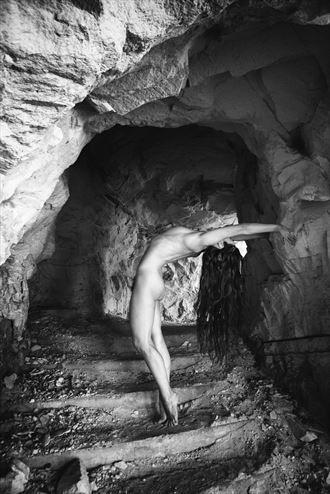 Cave Woman Dance Artistic Nude Photo by Photographer MickeySchwartz