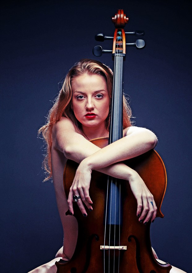 Cello Artistic Nude Photo by Photographer Rusty Hann