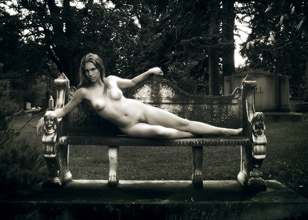 Cemetery Odalisque  Artistic Nude Photo by Photographer MephistoArt
