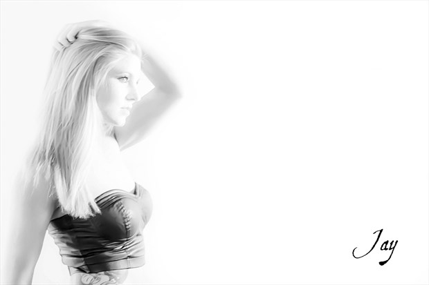 Chantal in White Light Tattoos Artwork by Photographer PeeJays