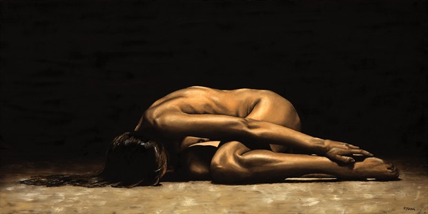 Chastity Artistic Nude Artwork by Artist Richard Young