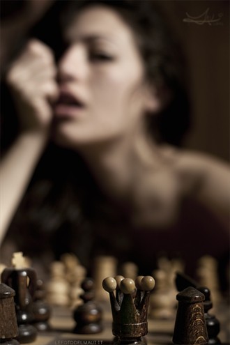 Chess Player Glamour Photo by Photographer maui