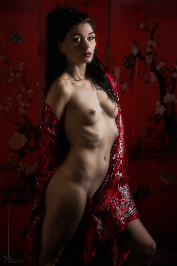 China Red Artistic Nude Photo by Photographer Kestrel
