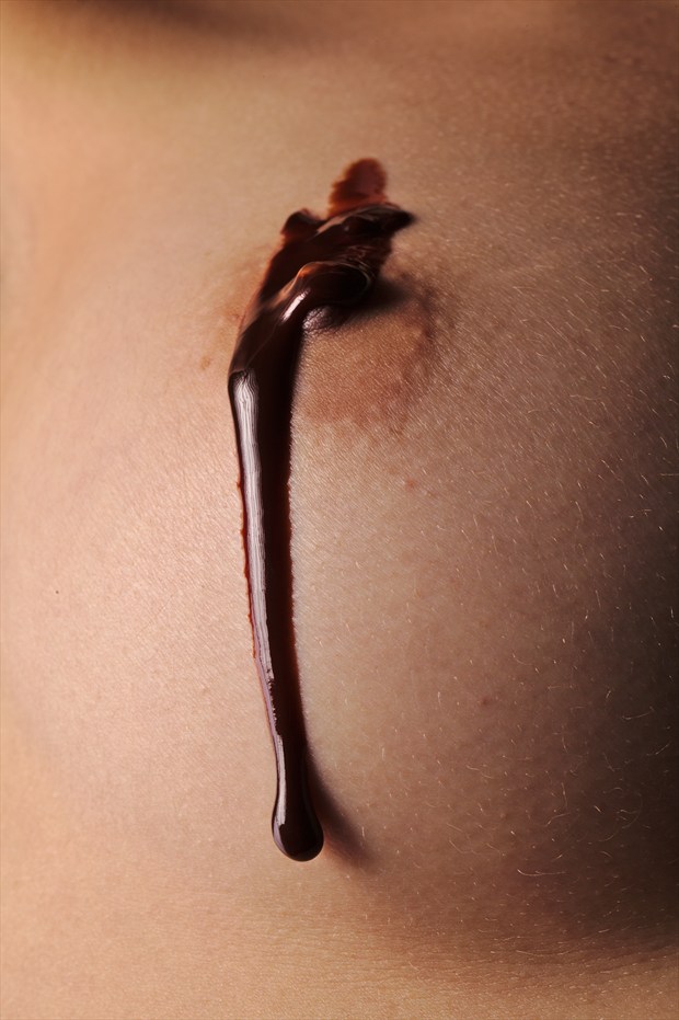 Chocolate drip Erotic Photo by Photographer Kenneth