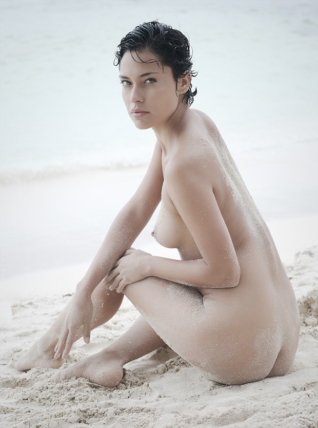 Cinthya in the sand Artistic Nude Photo by Photographer StromePhoto