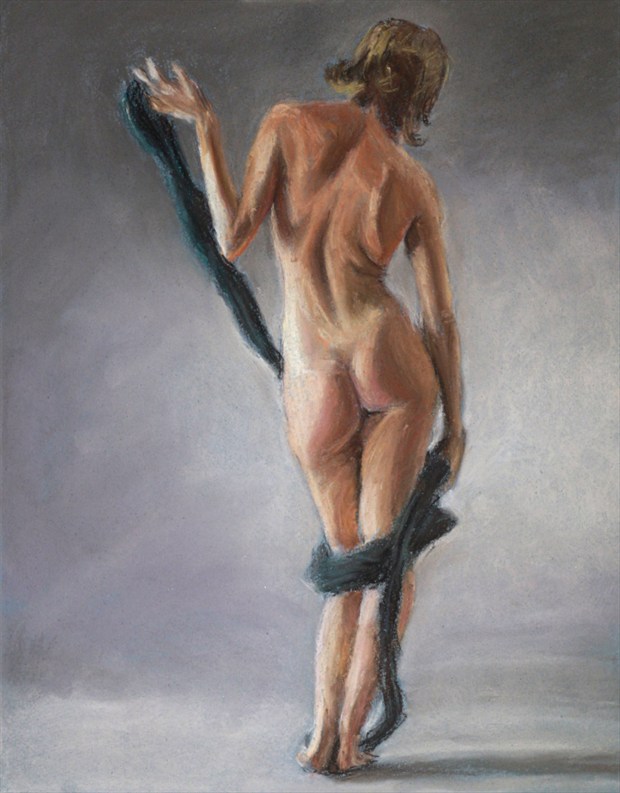 Classical Pose Artistic Nude Artwork by Artist lavisart
