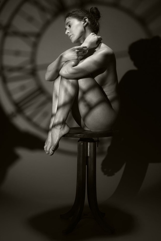 Clockshadow Artistic Nude Photo by Photographer John Evans