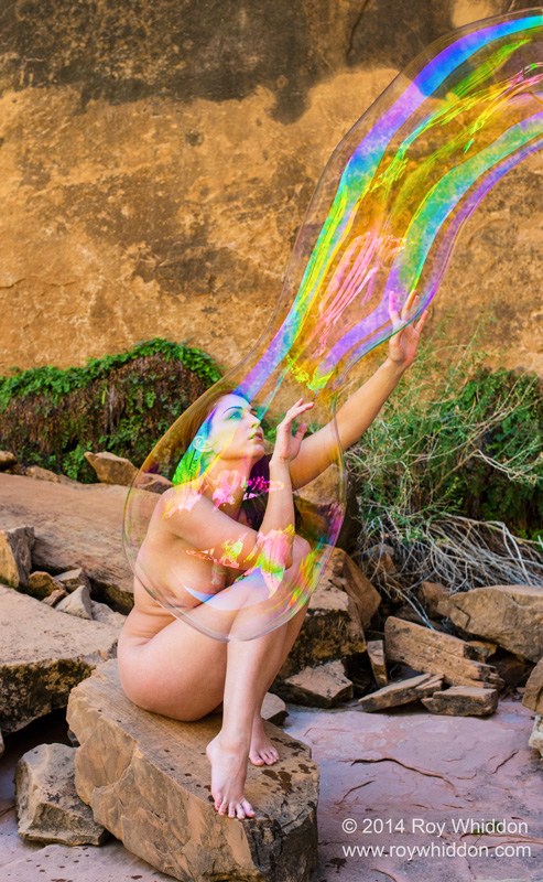 Clothe Me with Your Colours Artistic Nude Photo by Photographer Roy Whiddon