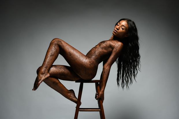 Coffee Artistic Nude Photo by Model Aly Jhene 