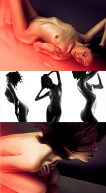 Collage Artistic Nude Photo by Model IDiivil