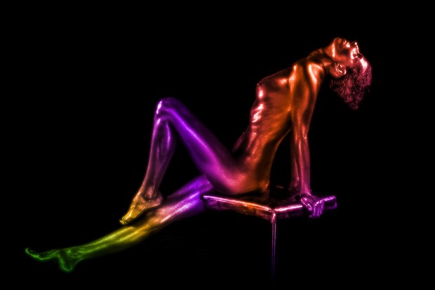 Color Chrome Artistic Nude Photo by Photographer Al Fess