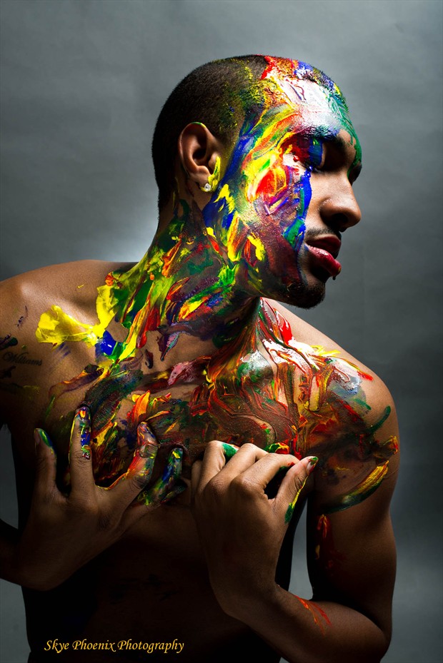 Colors Body Painting Artwork by Photographer Skye Phoenix