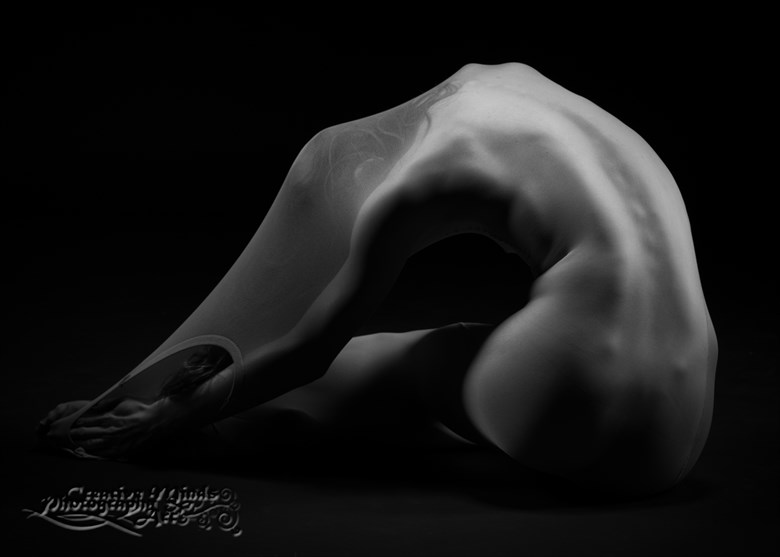 Containing Curves Artistic Nude Photo by Model Most Ghost