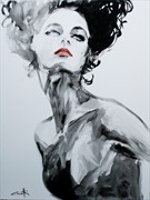 Cora Artistic Nude Artwork by Artist Michel Canetti