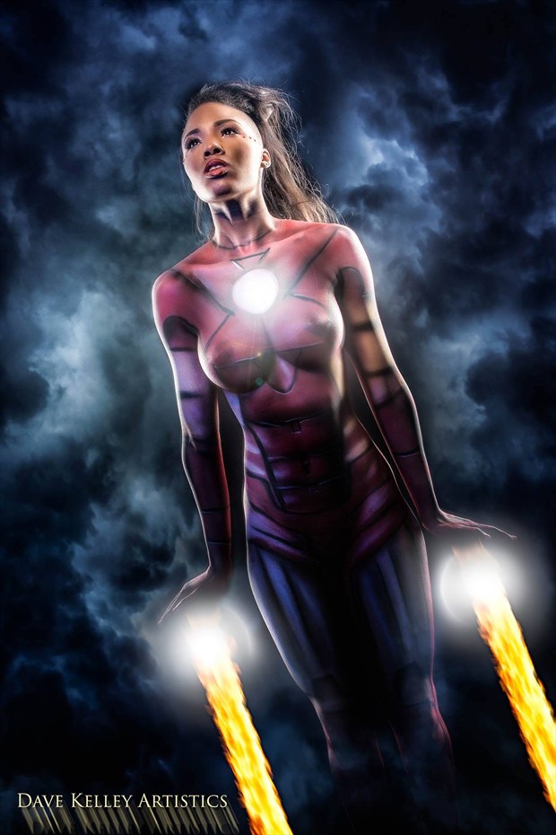Cosplay Body Painting Artwork by Photographer Dave Kelley Artistics