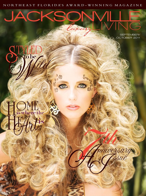 Cover   Jacksonville Luxury Living Magazine Glamour Photo by Photographer Mario Peralta Photography