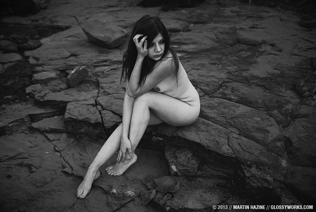 Creek Bed Artistic Nude Photo by Model Miss Robot