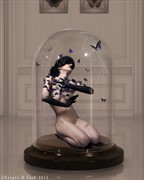 Crystalized   Blackenn feat. Manuel Bravi Artistic Nude Artwork by Model BriarRose