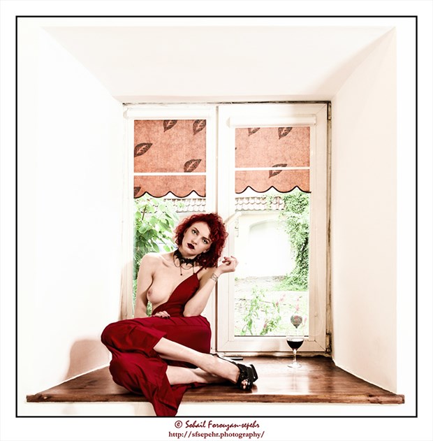 Curly and Red! Artistic Nude Photo by Photographer Le soleil du ciel