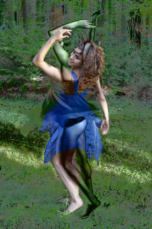 Dance, Faerie, Dance!!! Surreal Photo by Model Reece de la Tierra