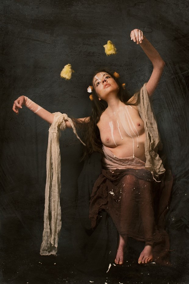 Dance of the Hatchling from OVULATION series Artistic Nude Photo by Model Jocelyn Woods
