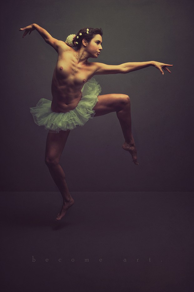 Dance the Life Back In Artistic Nude Photo by Model Reece de la Tierra