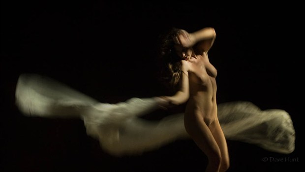Dancer in the Dark   025 Artistic Nude Photo by Photographer Dave Hunt