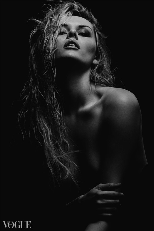 Dark Close Up Photo by Model Carla Monaco