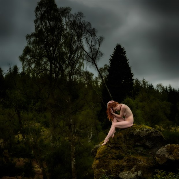 Dark Forest Artistic Nude Photo by Photographer Rascallyfox