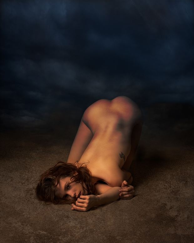 Dark beach Artistic Nude Artwork by Photographer Fischer Fine Art
