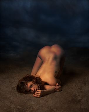 Dark beach Artistic Nude Artwork by Photographer Fischer Fine Art