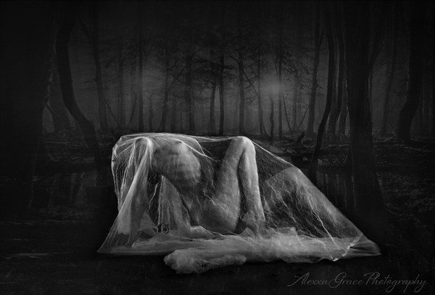 Darkness Artistic Nude Artwork by Photographer AlexxaGrace
